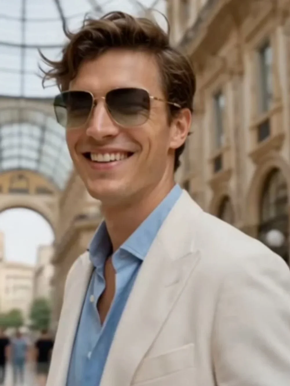 Clooney, Brosnan, Damon, Jon Bon Jovi's Fav~ OLIVER PEOPLES CLIFTON SUN MSRP$597